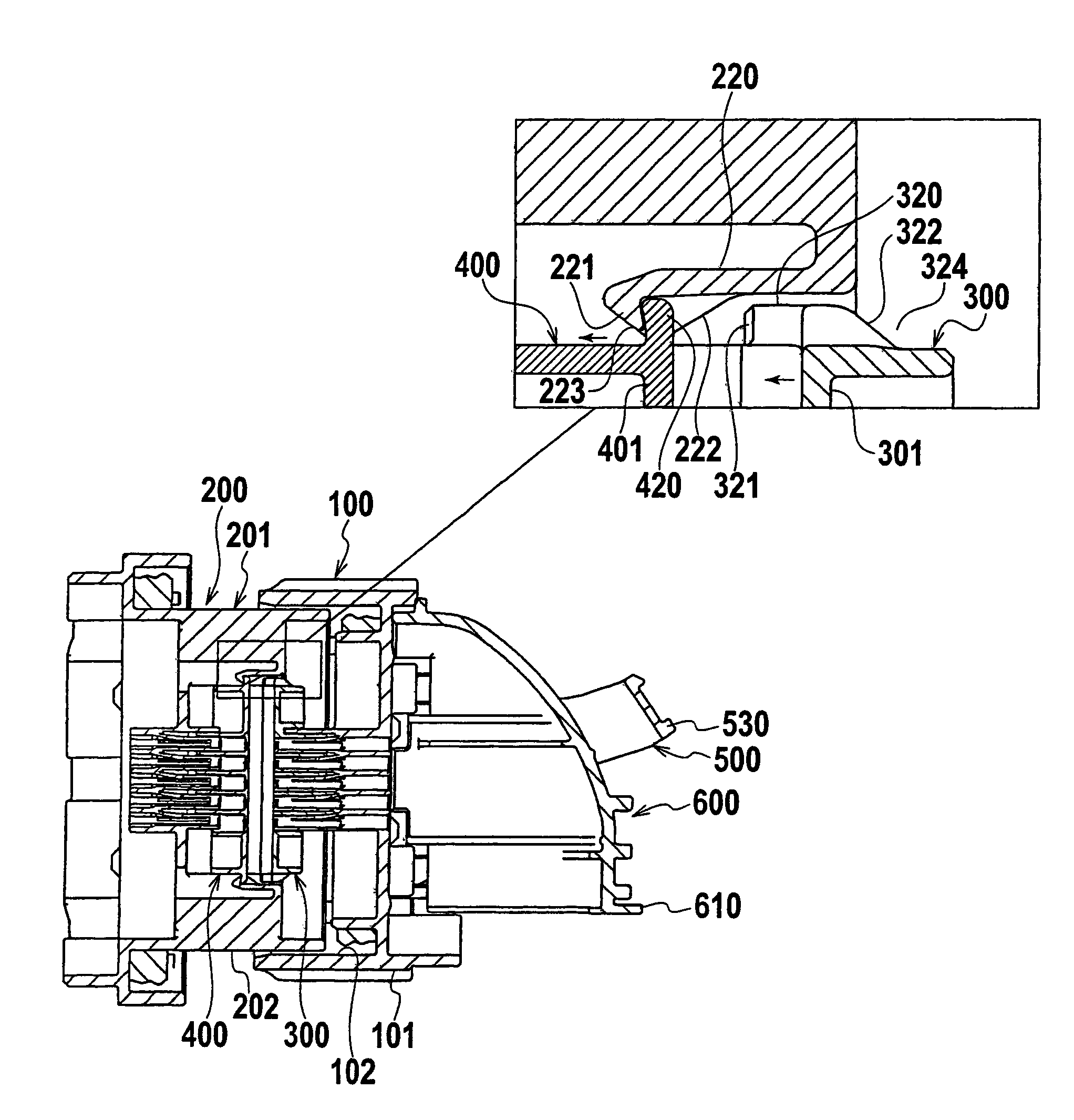 Lever type connector