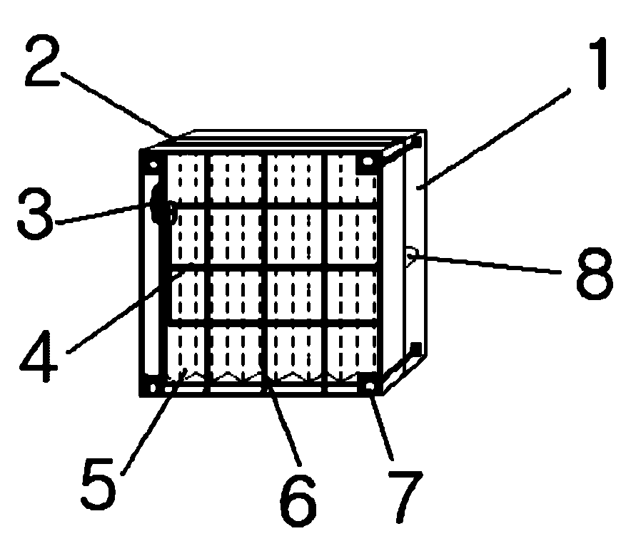 Dustproof and ventilation system of automatically cleaning filter screen in machine room