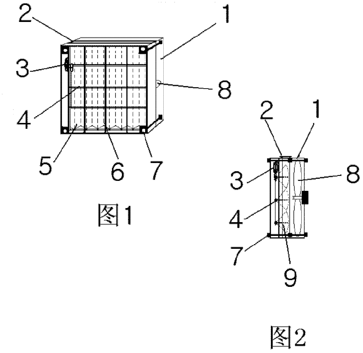 Dustproof and ventilation system of automatically cleaning filter screen in machine room