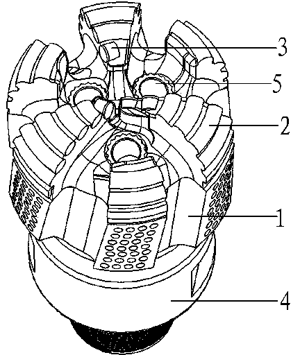 Diamond-impregnated bit of arc tooth