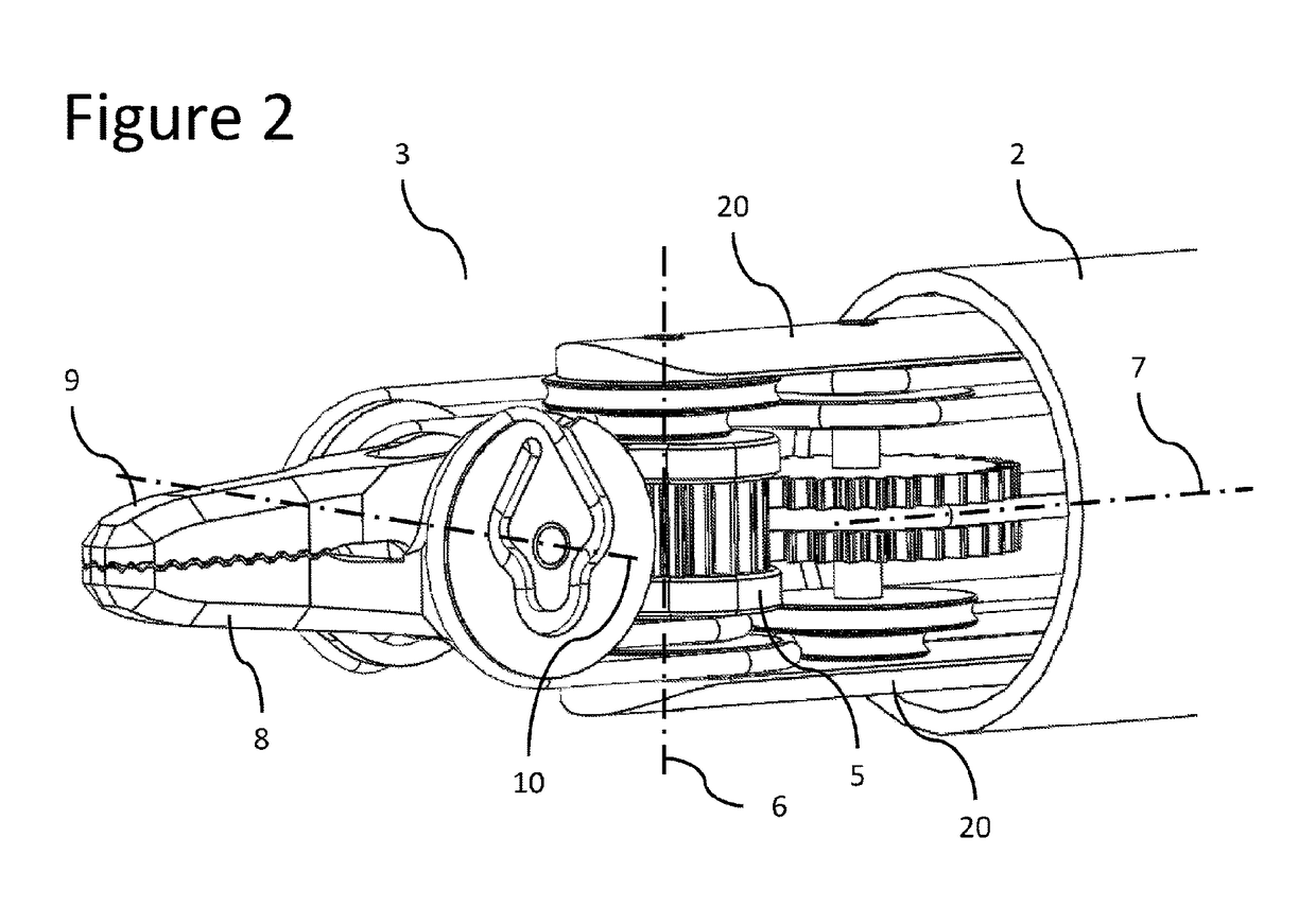 Surgical instrument with articulated end-effector