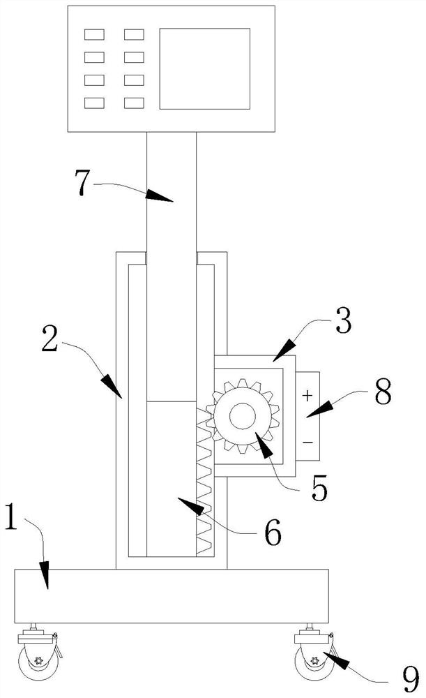 An automatic tester for middle and long distance running in sports