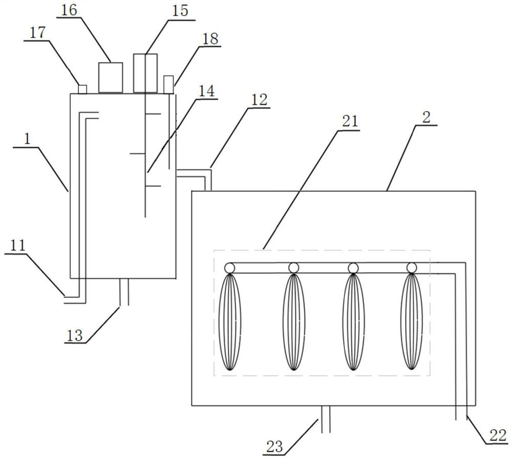 Water treatment method and device for reducing membrane pollution