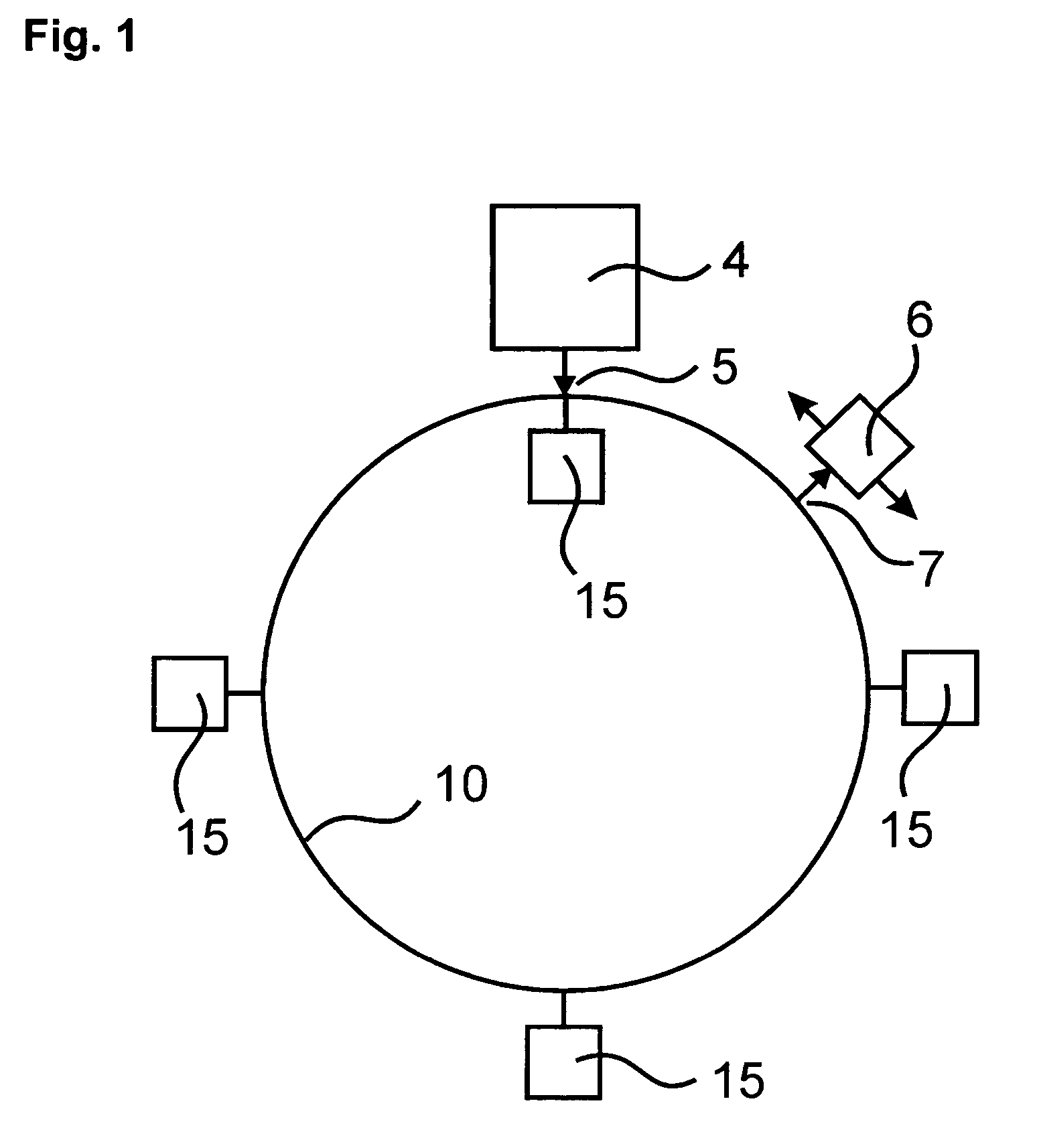 Slipring with a slide track formed as a closed circuit of electrically resistant material