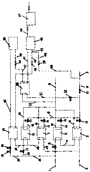 Centralized heating large temperature difference centralized combined type cascade heat exchange pressure isolation station