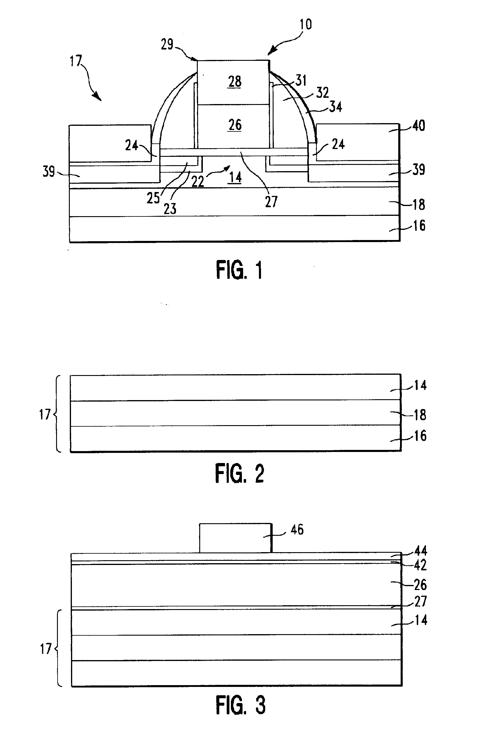 Structure and method for making strained channel field effect transistor using sacrificial spacer