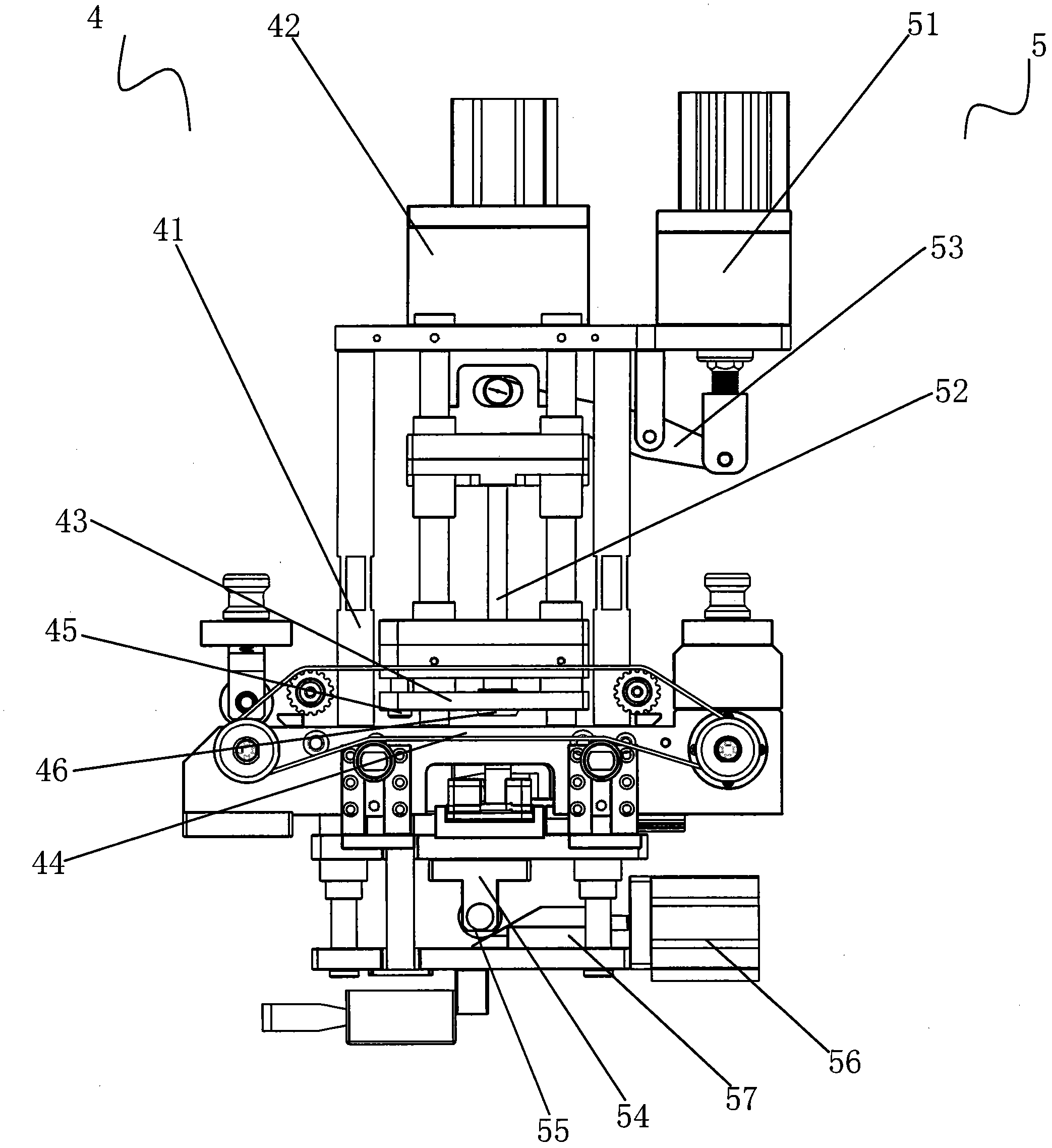 Roof membrane pressing machine of lithium thionyl chloride battery