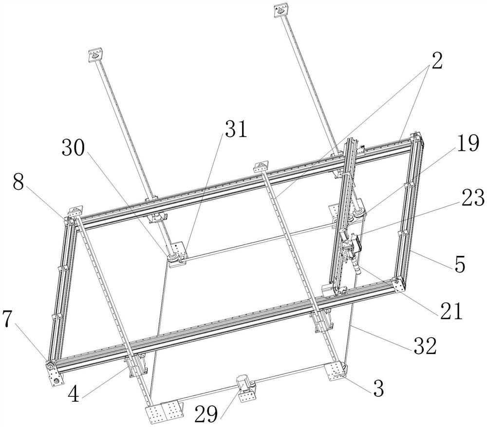 Efficient granular material 3D printing equipment