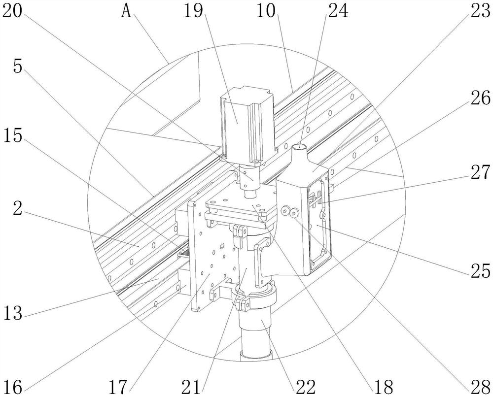 Efficient granular material 3D printing equipment