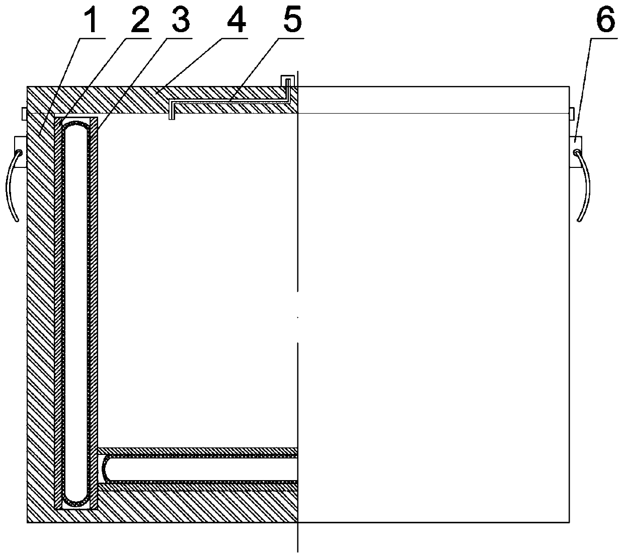 Fruit and vegetable storage and transportation integrated packaging box