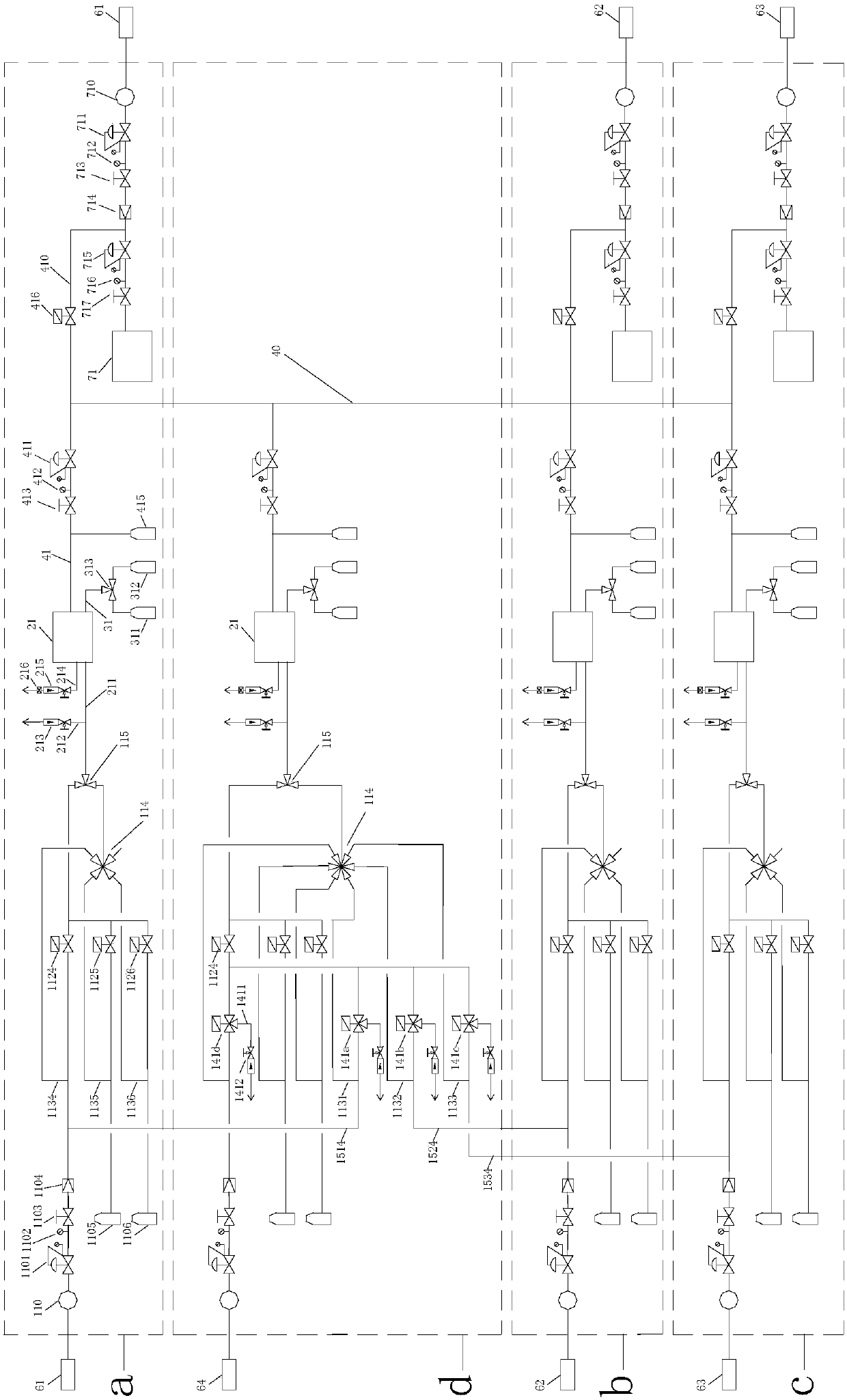 Total hydrocarbon analysis control system and control method for oxygen generation