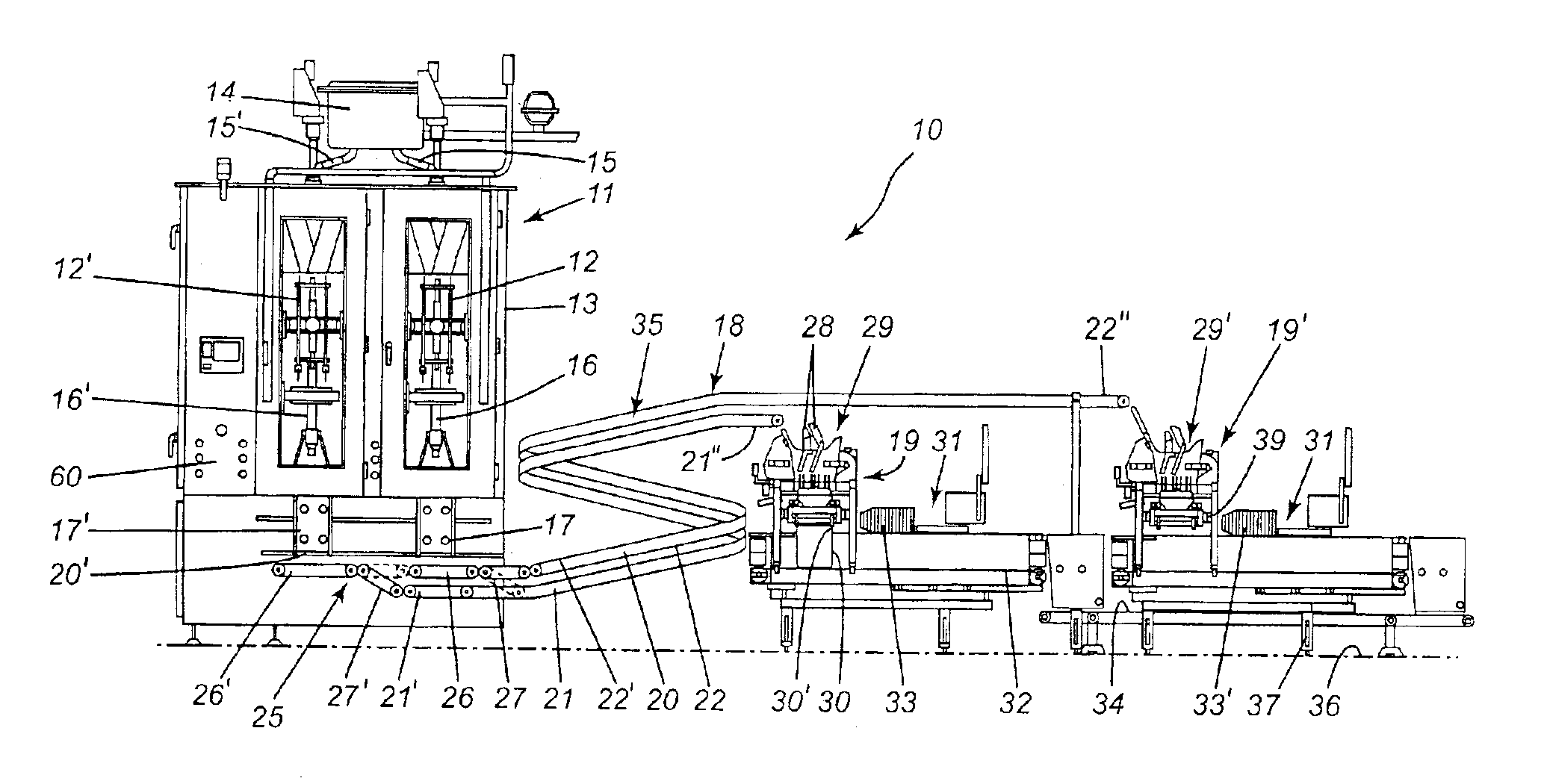 High speed bagging system and method