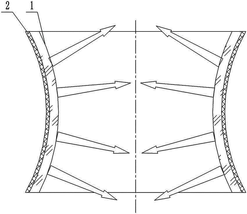 Heating device and heating method for lateral heating