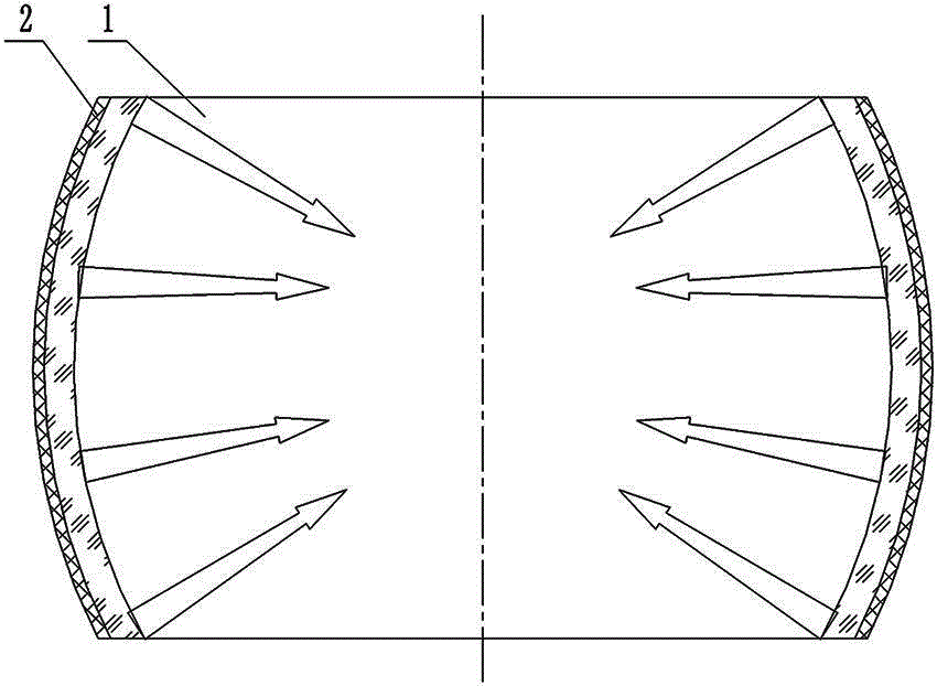 Heating device and heating method for lateral heating