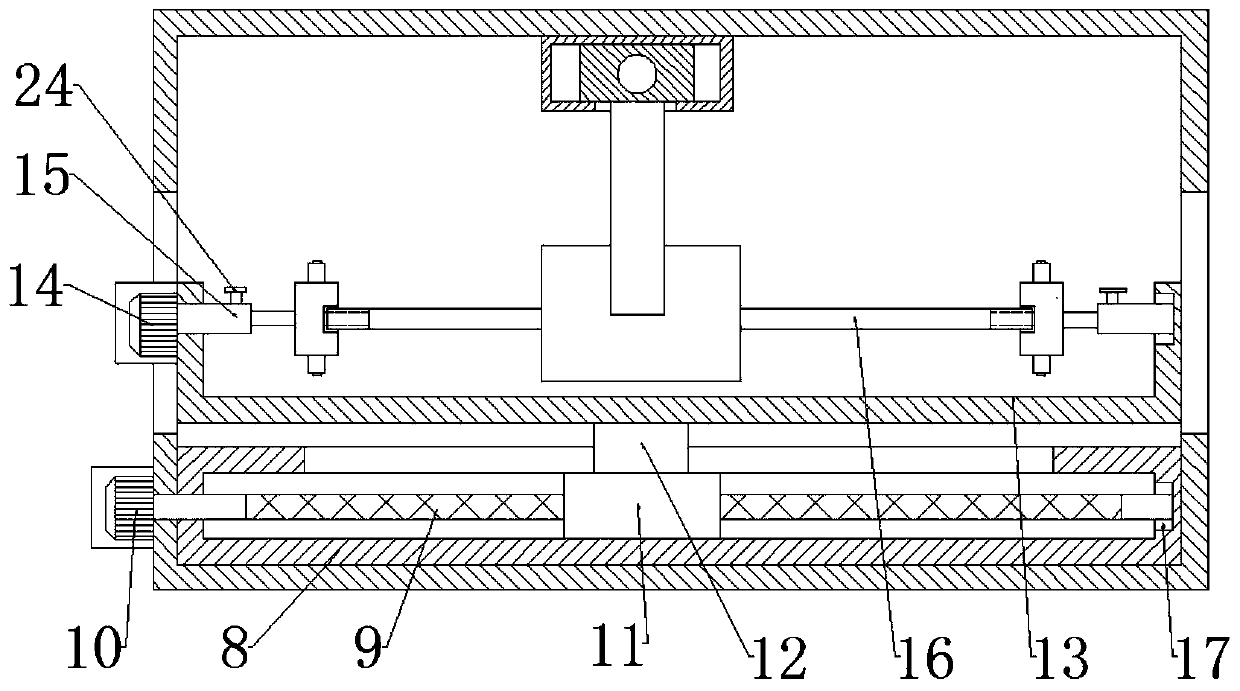 Outer circle polishing device for epoxy ceramic tube production