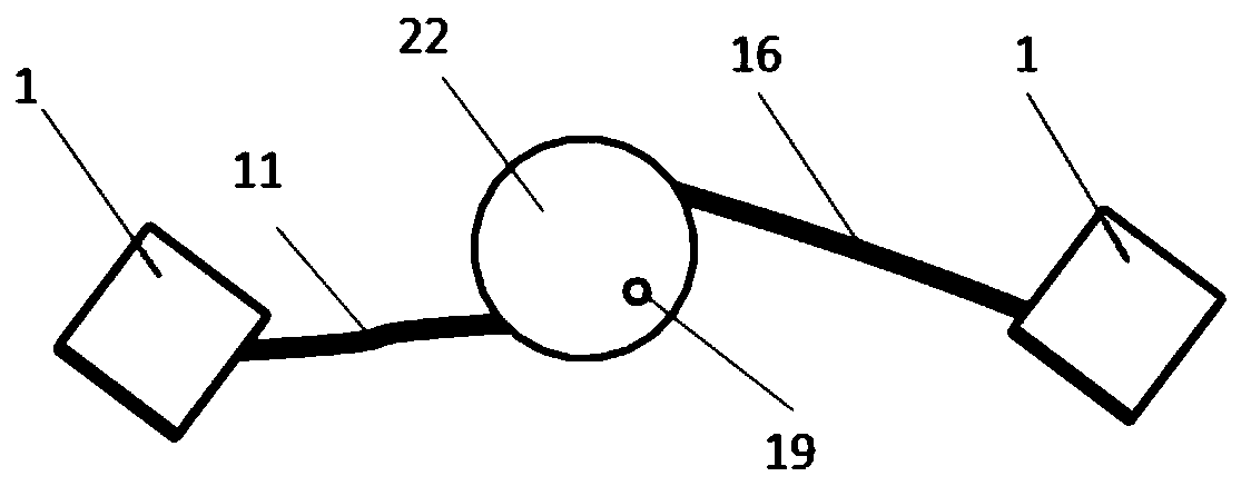 Three-dimensional shock isolation and anti-swing device with self-balance, and method