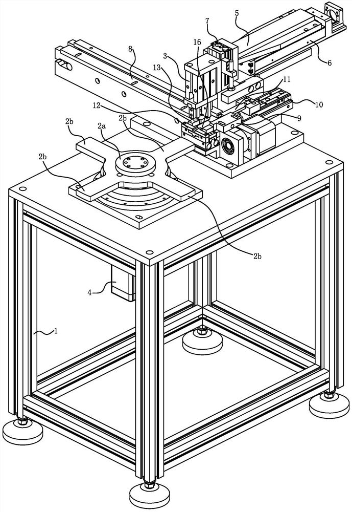 Automatic grinding disc cutter head placement device