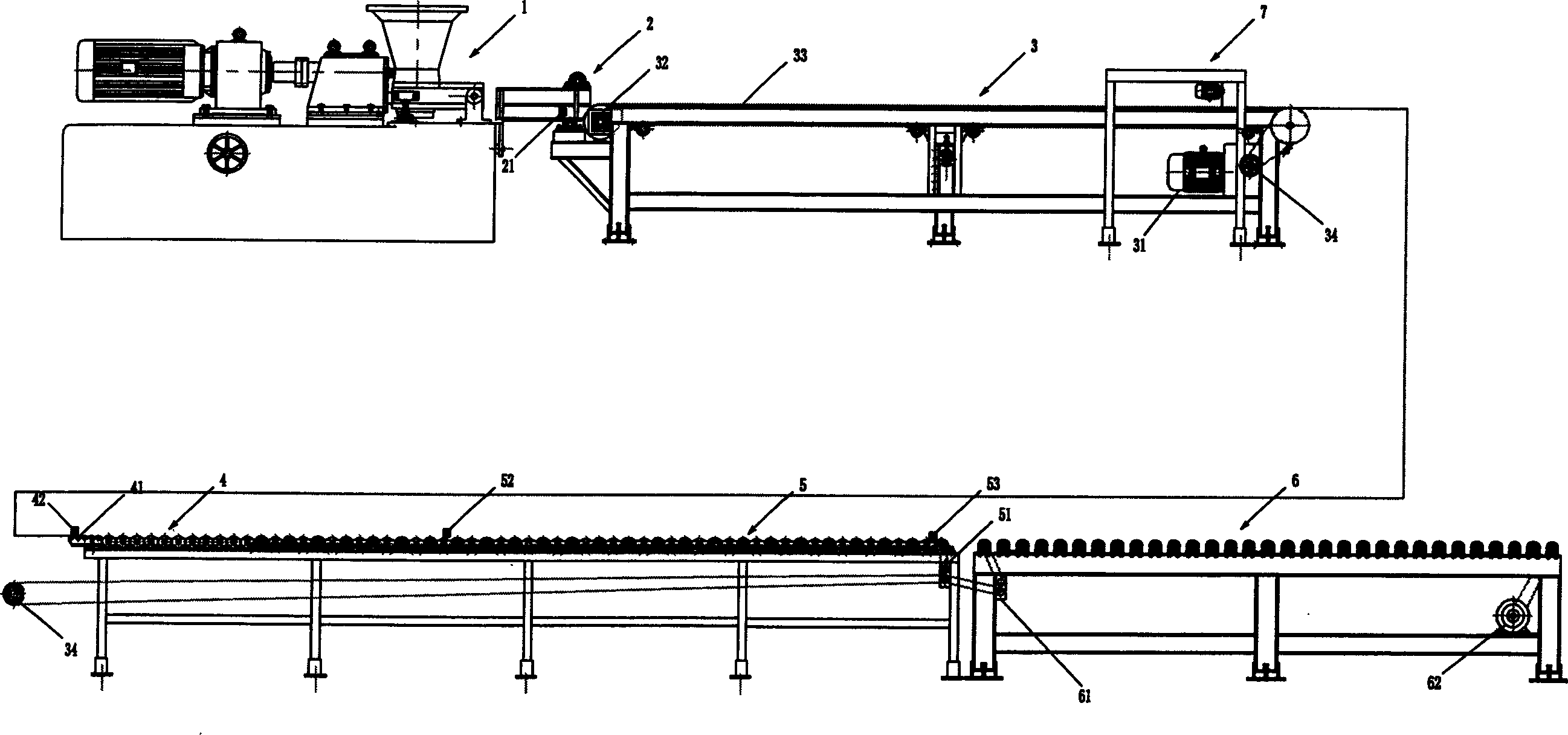 Automatic non-supporting board manufacture and system of light batten