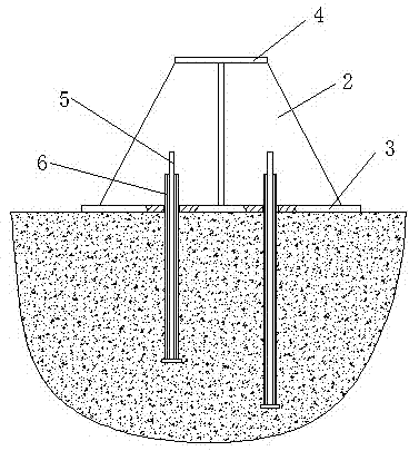 Field immersion load test device for determining collapsibility coefficient of collapsible loess and test method thereof