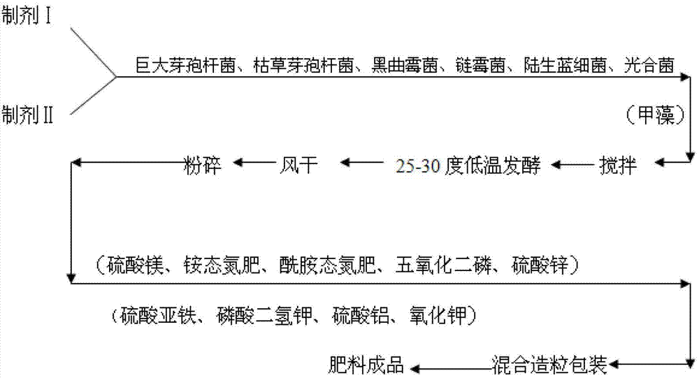 Preparation method of special tea tree compound microorganism fertilizer for improving soil and product of special tea tree compound microorganism fertilizer