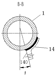 Conductive tube positioning tool and conductive tube processing method