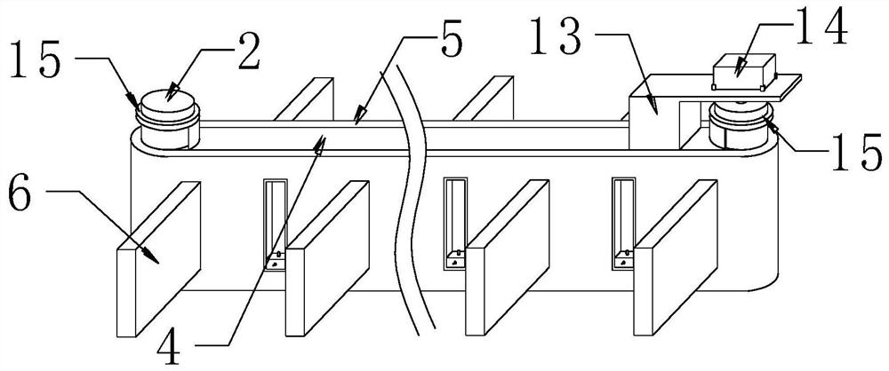 Adjustable feeding and discharging positioning device