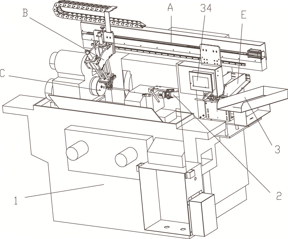 Cylindrical grinding gantry manipulator