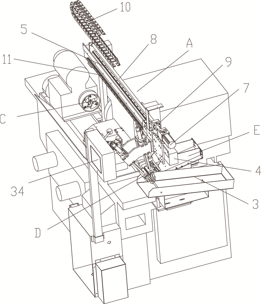 Cylindrical grinding gantry manipulator