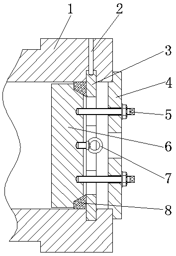 Special tool and method for disassembly and assembly of high-pressure self-sealing manhole