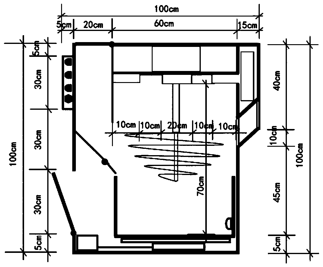 Community and housing estate wet garbage drying treatment system and method