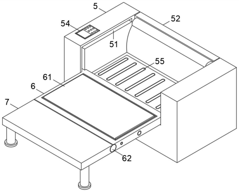 Integrated office table with resting chair