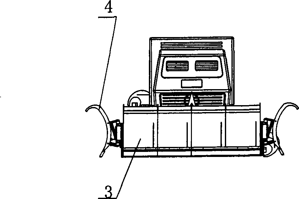 Snow removing vehicle for aerodrome