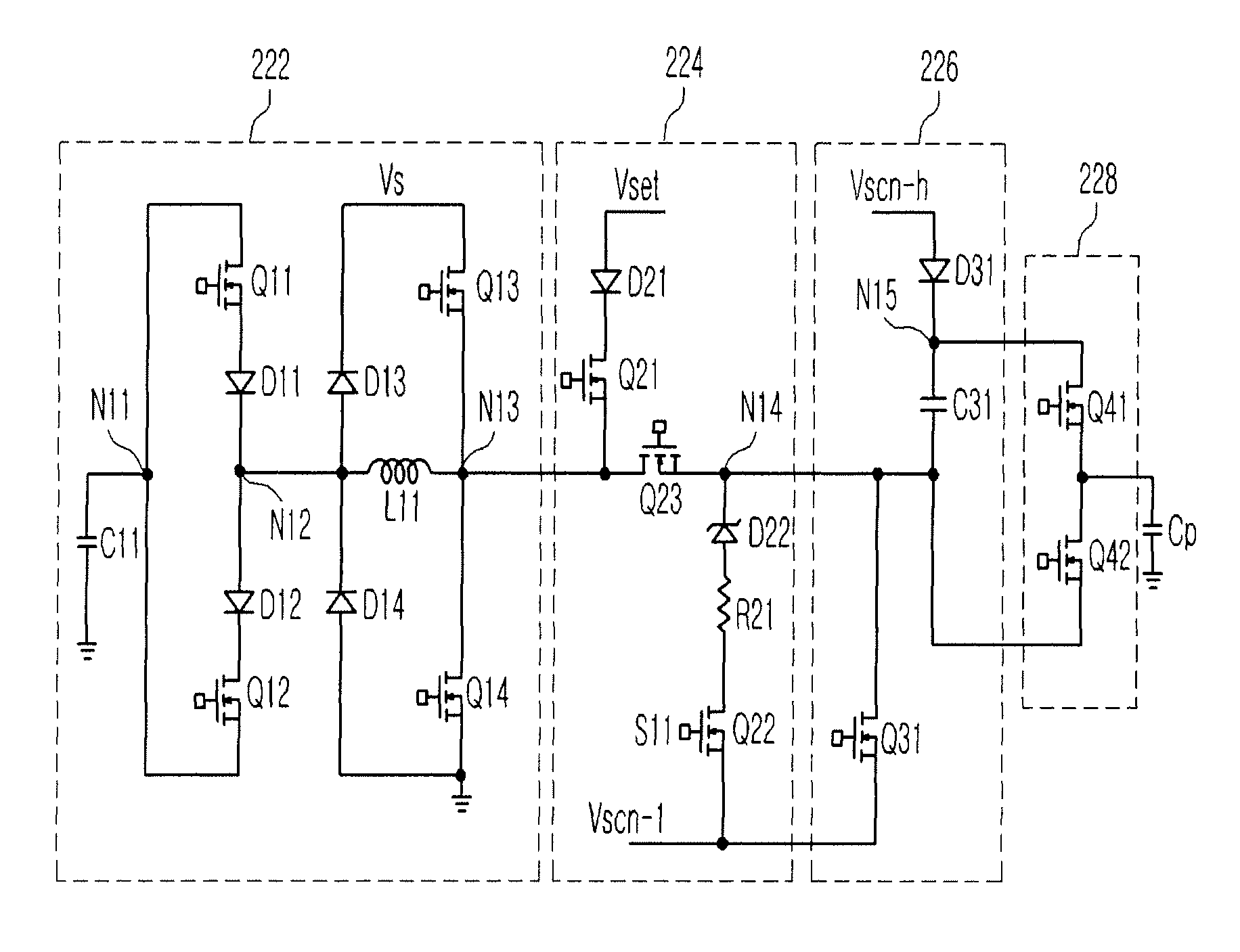 Driving device of plasma display panel and method