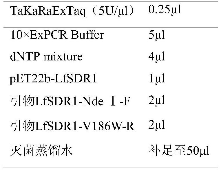 Short-chain dehydrogenase mutant and its application