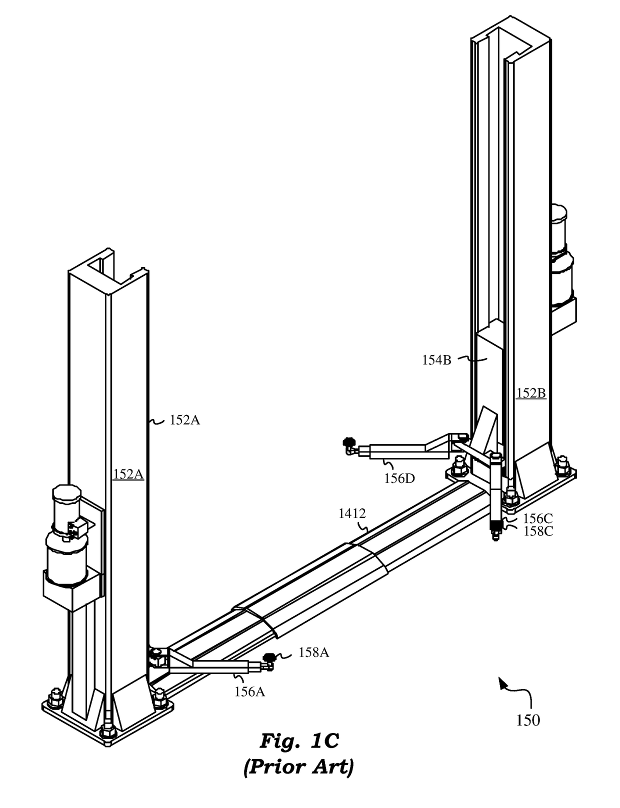 Automating the operation of Vehicle Lifts