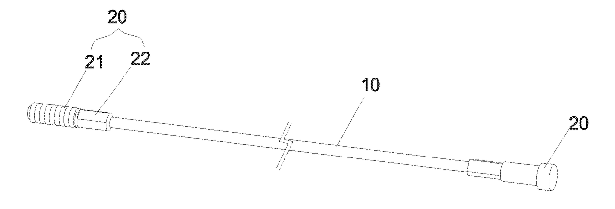 Bearing cable structure while fabricating panel