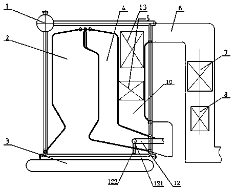 Boiler structure and boiler desulfurization method