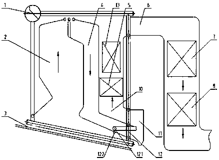 Boiler structure and boiler desulfurization method