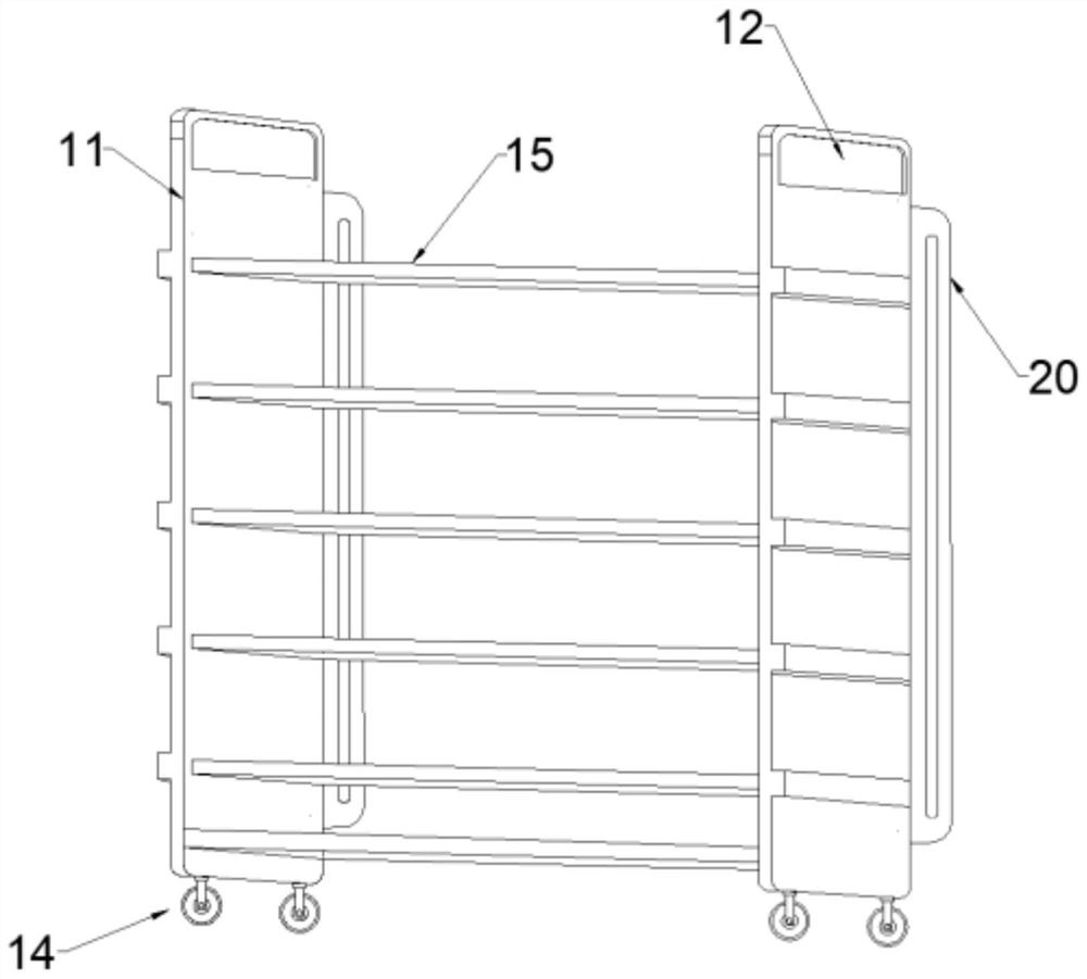 Book carrier capable of preventing shaking influence