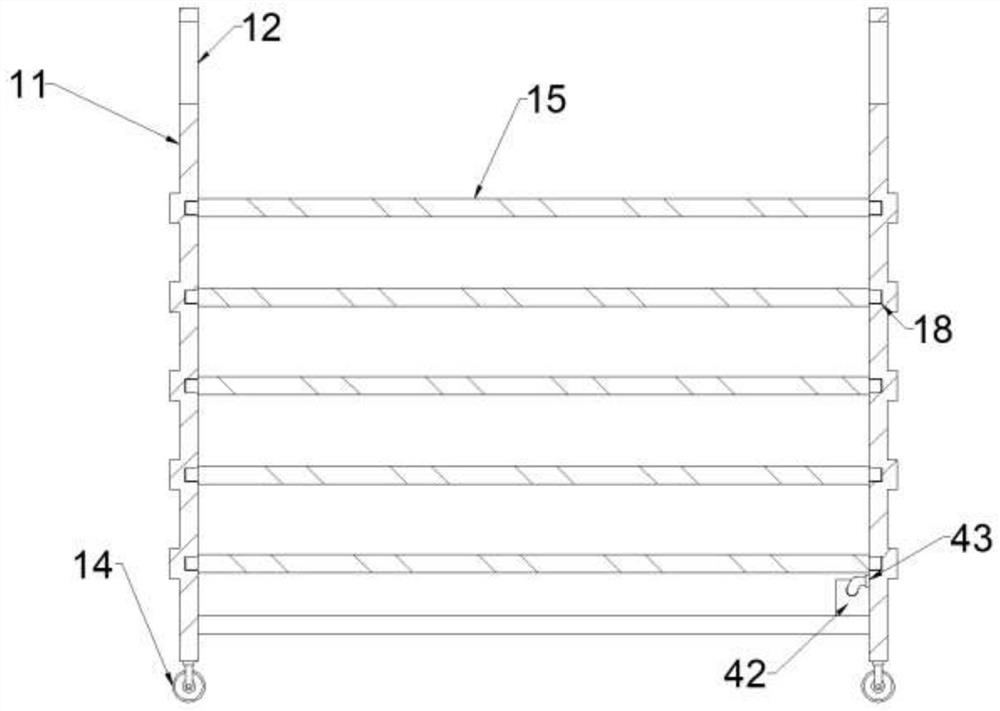 Book carrier capable of preventing shaking influence