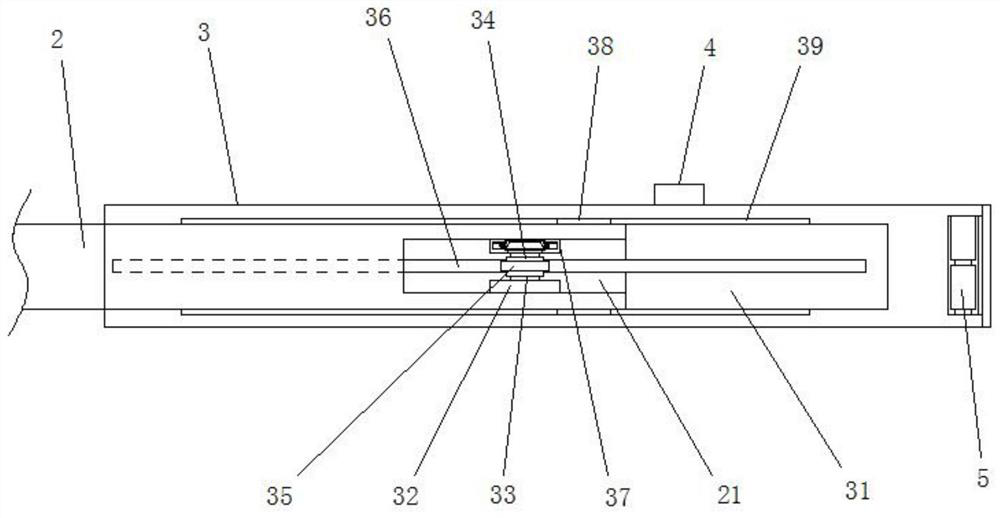 Adjustment mechanism of gynecological clinical uterine curettage device