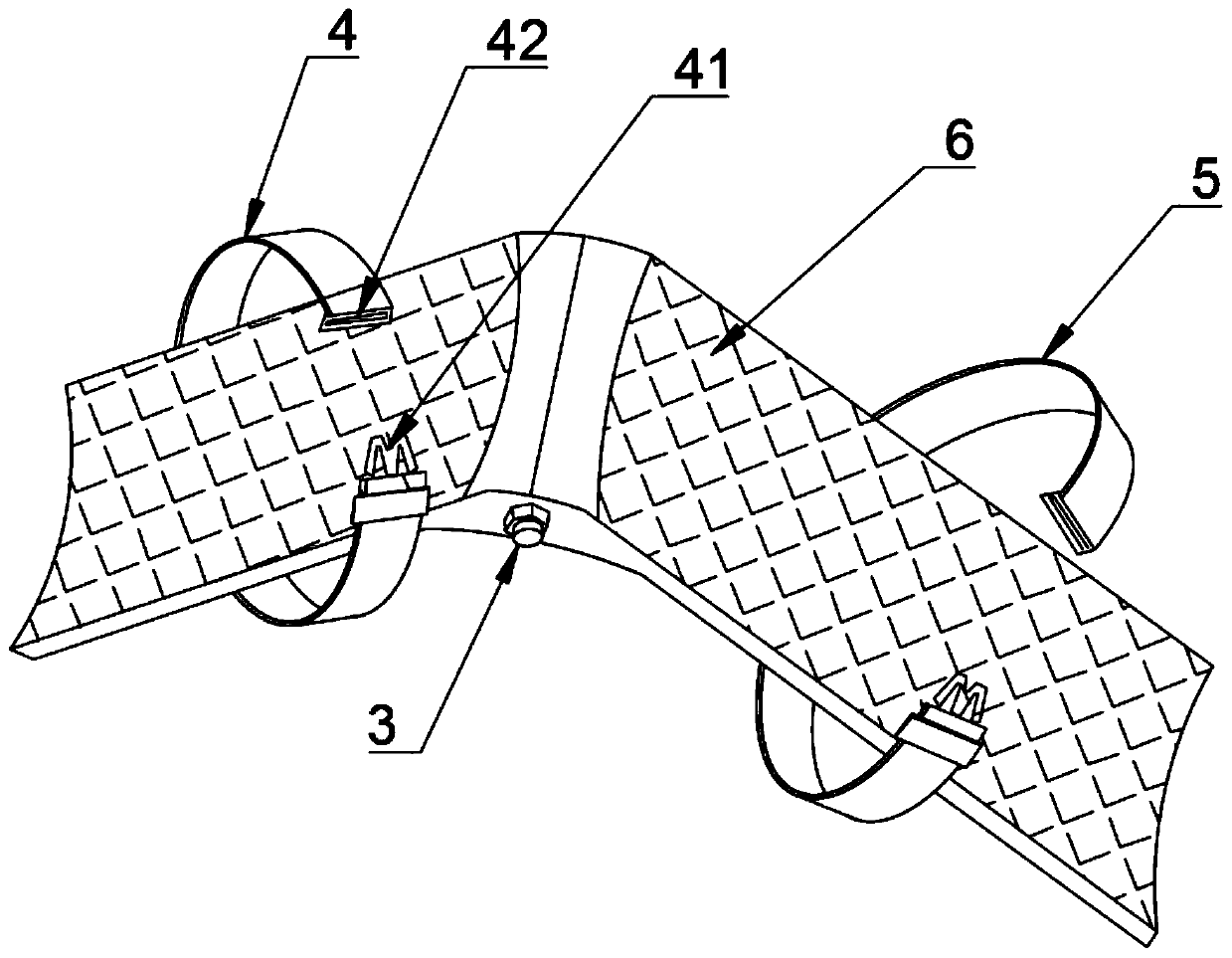 Leg support for lower limb exoskeleton rehabilitation training robot