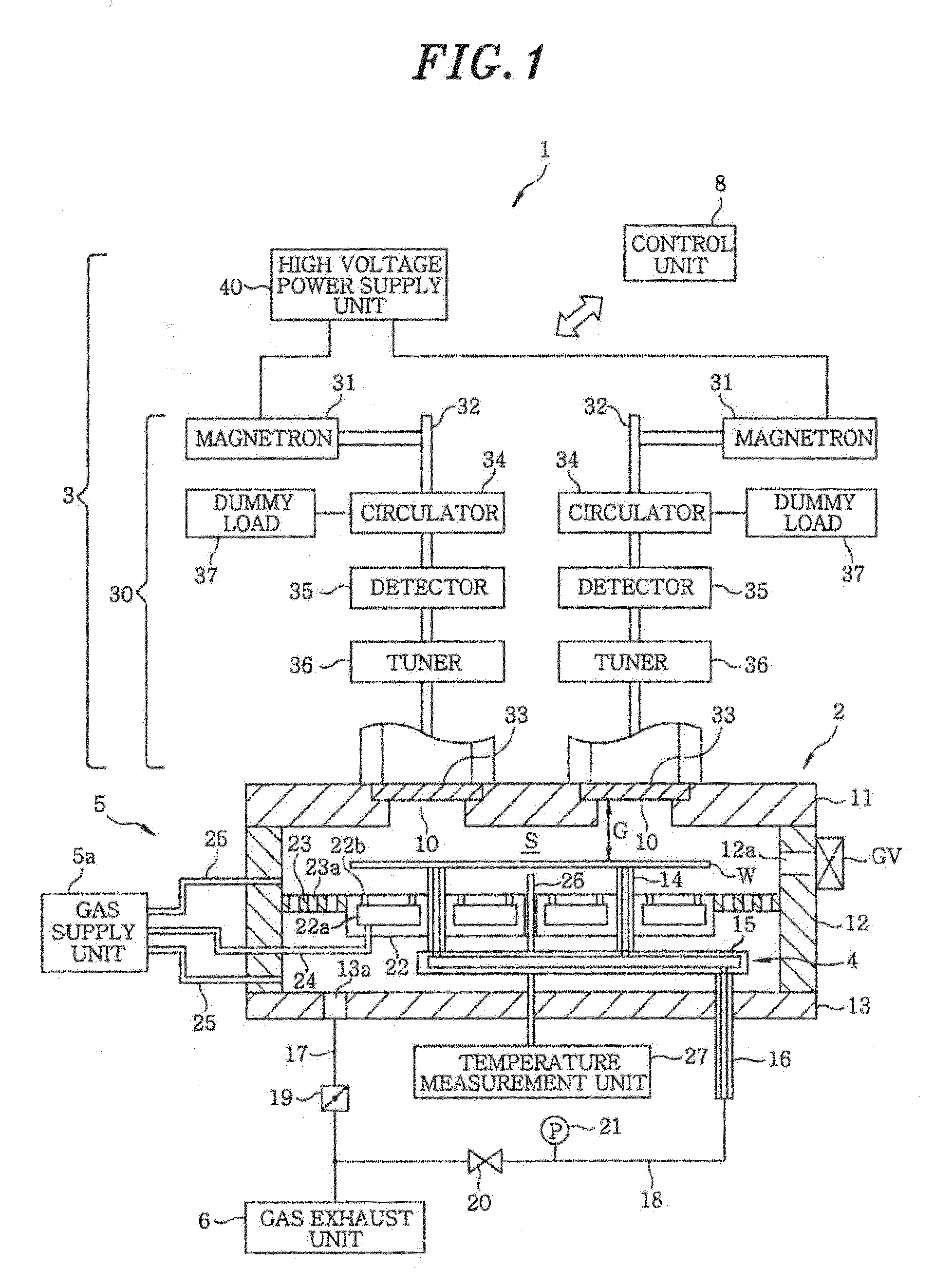 Microwave heating apparatus and processing method