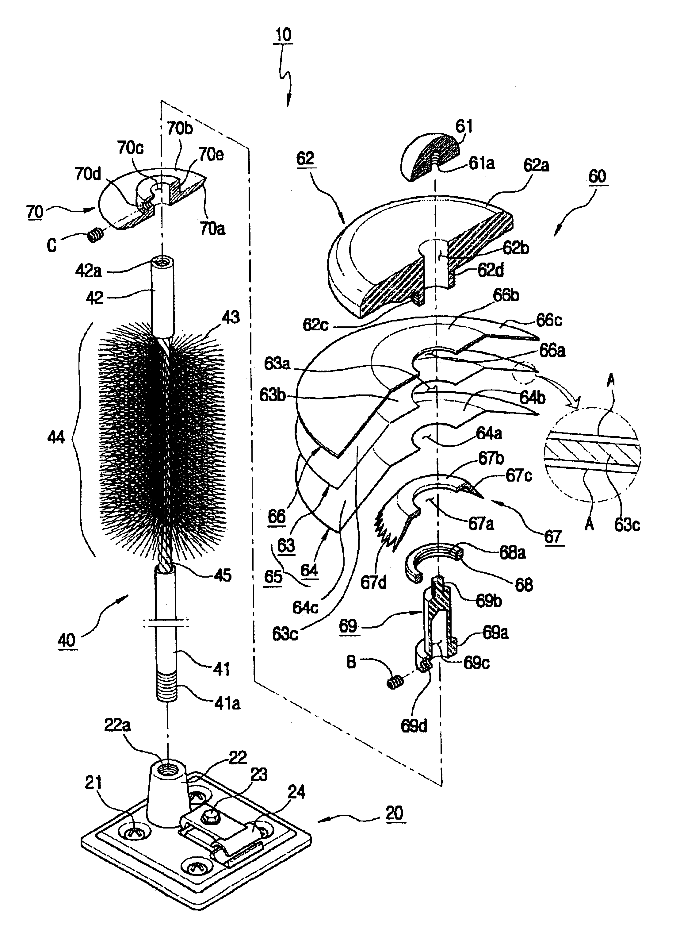 Bipolar discharge-dissipation lightning air terminals