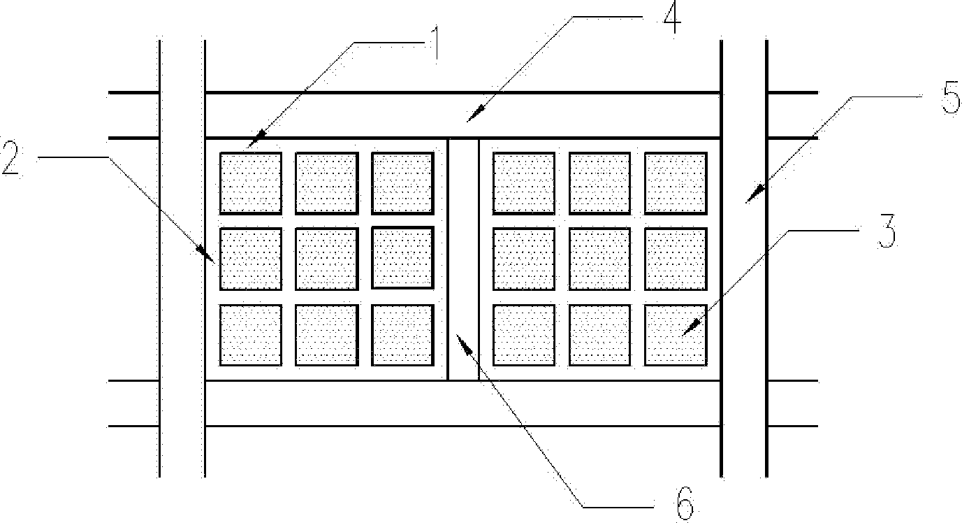 Shear wall with dense ribs and clad steel plates