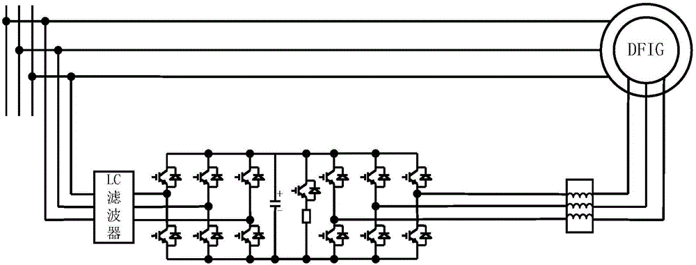 High voltage ride-through method of doubly-fed wind turbine generator set