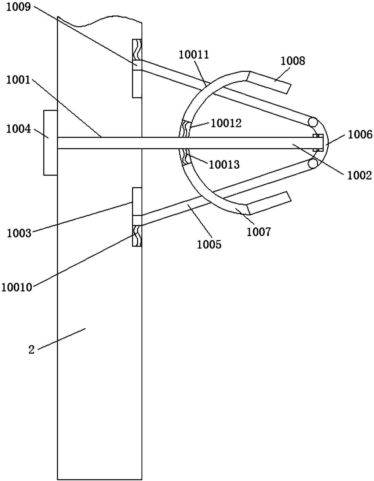 Training equipment for standing exercise