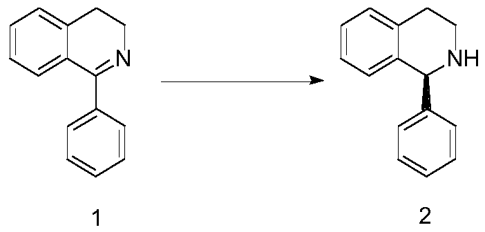 (S)1-phenyl-1,2,3,4-tetrahydroisoquinoline synthesis method