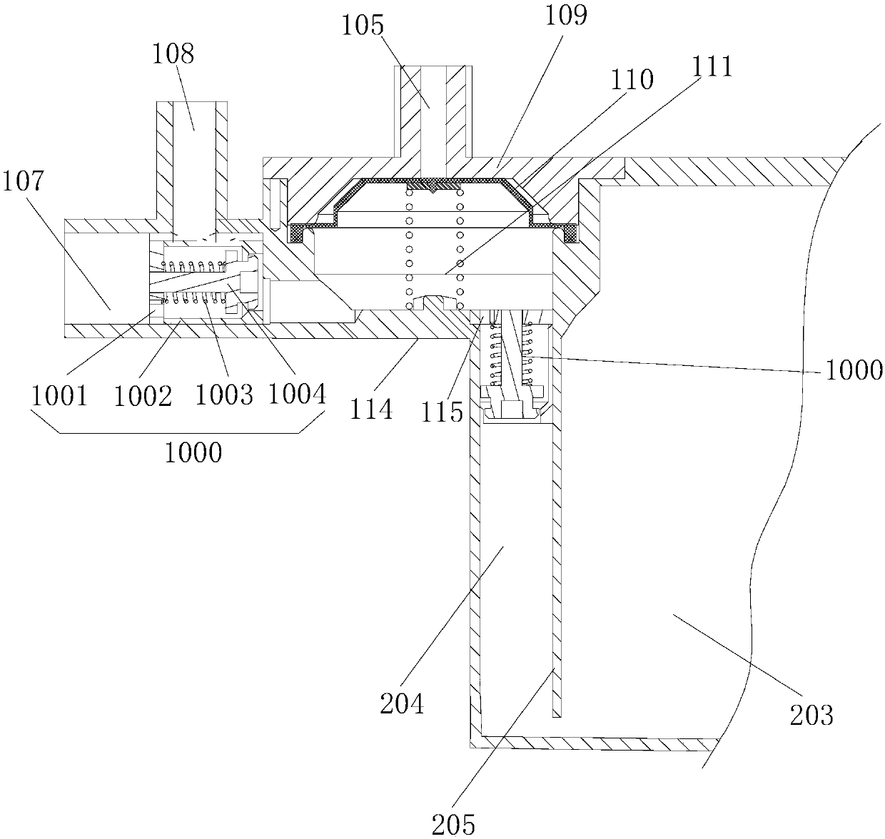 Storage and feeding device for garment treatment agent and washing machine