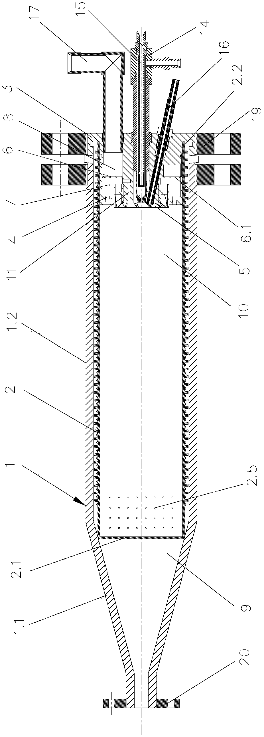 Composite heat carrier generator for high viscosity oil